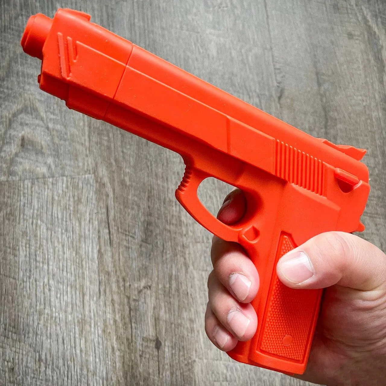 3PC Practice Training Pistol Gun Polypropylene Dummy Rubber Glock & Knife Combo