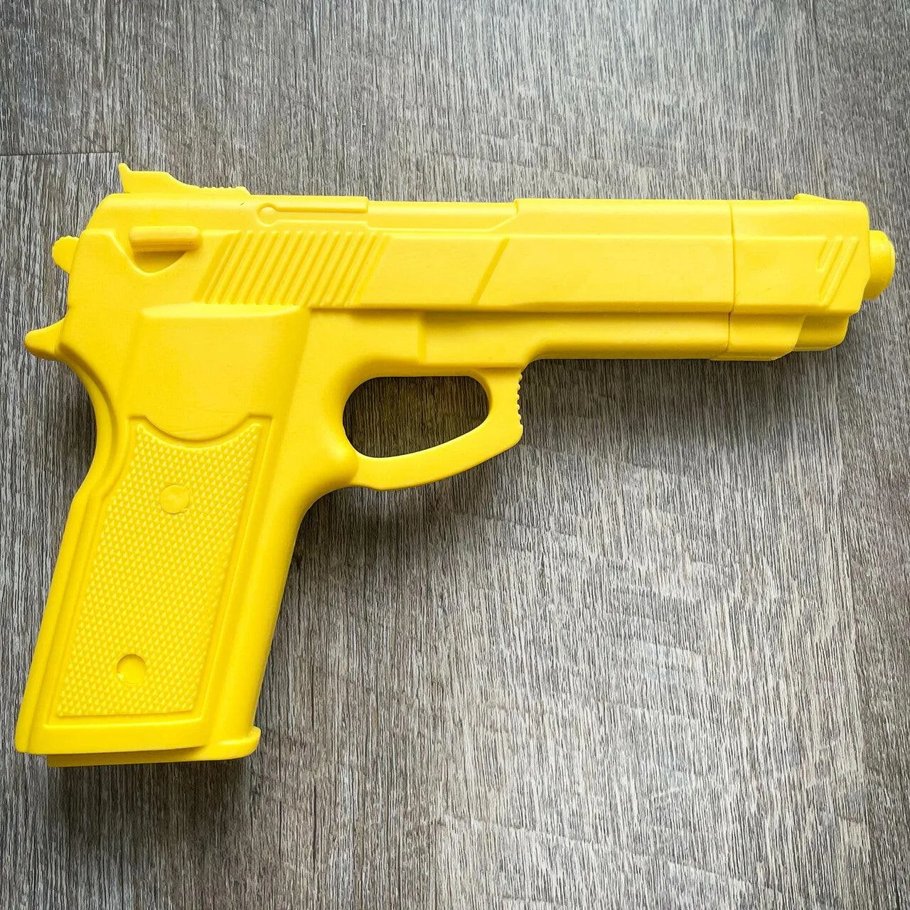3PC Practice Training Pistol Gun Polypropylene Dummy Rubber Glock & Knife Combo