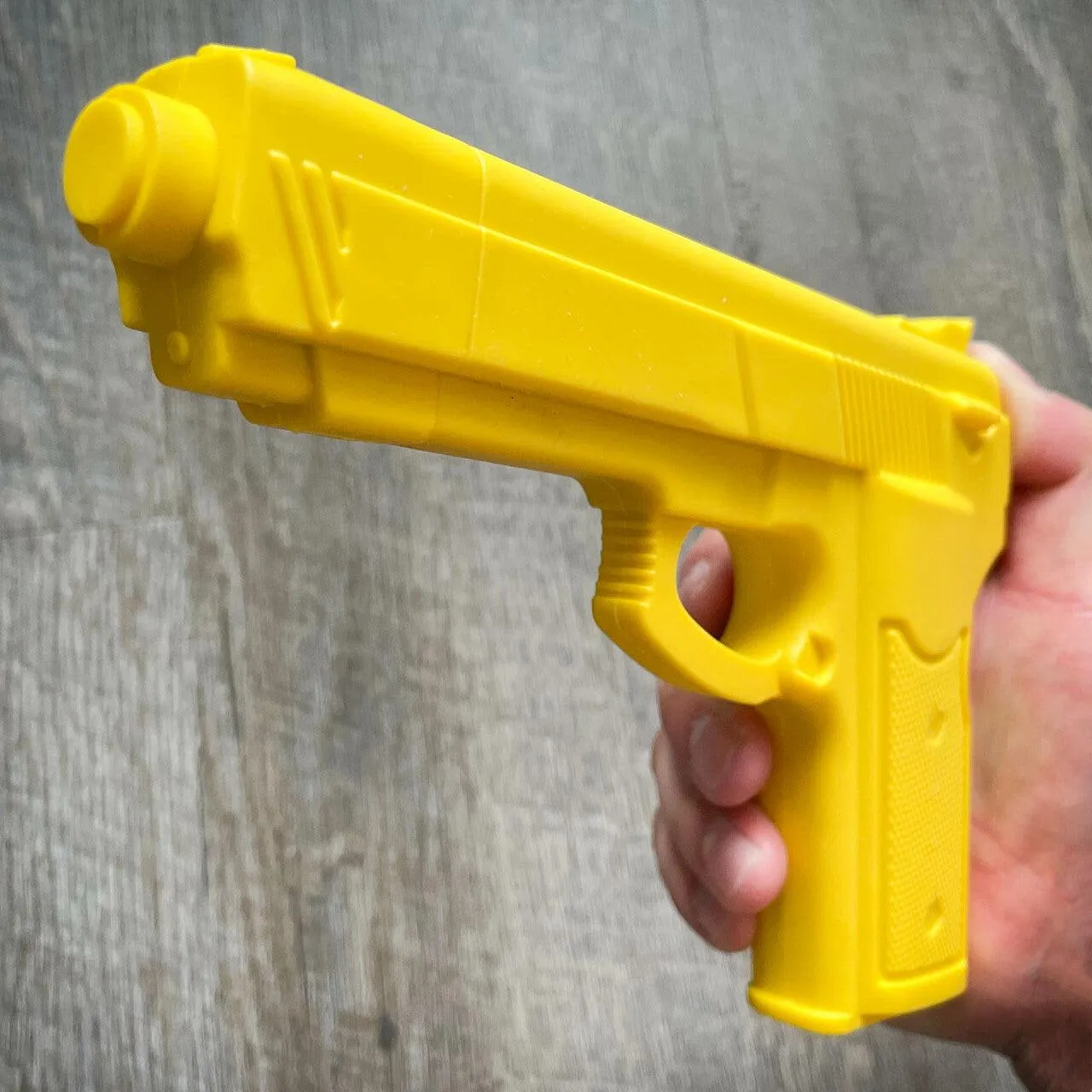 3PC Practice Training Pistol Gun Polypropylene Dummy Rubber Glock & Knife Combo