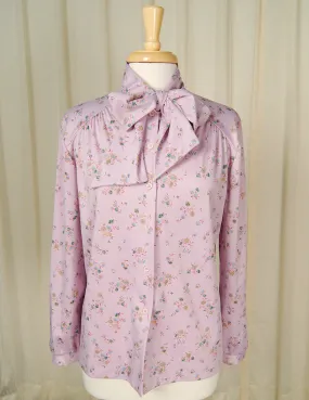 70s does 1940s Lavender Blouse