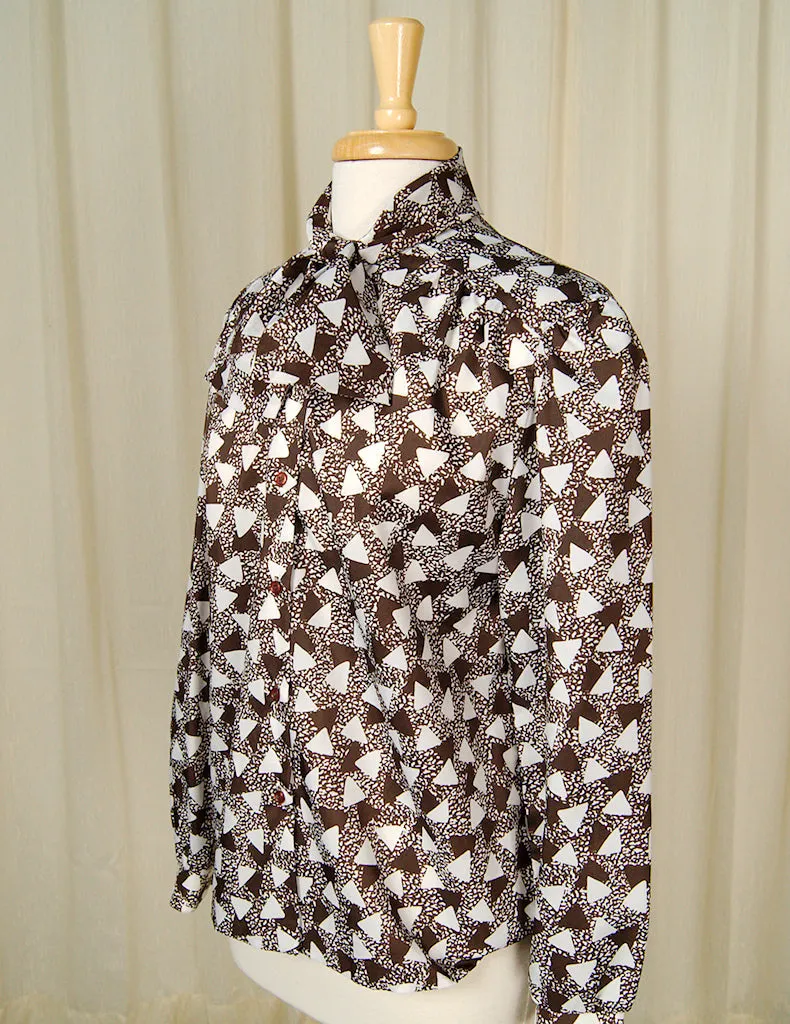 80s does 1940s Triangle Blouse