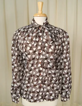 80s does 1940s Triangle Blouse