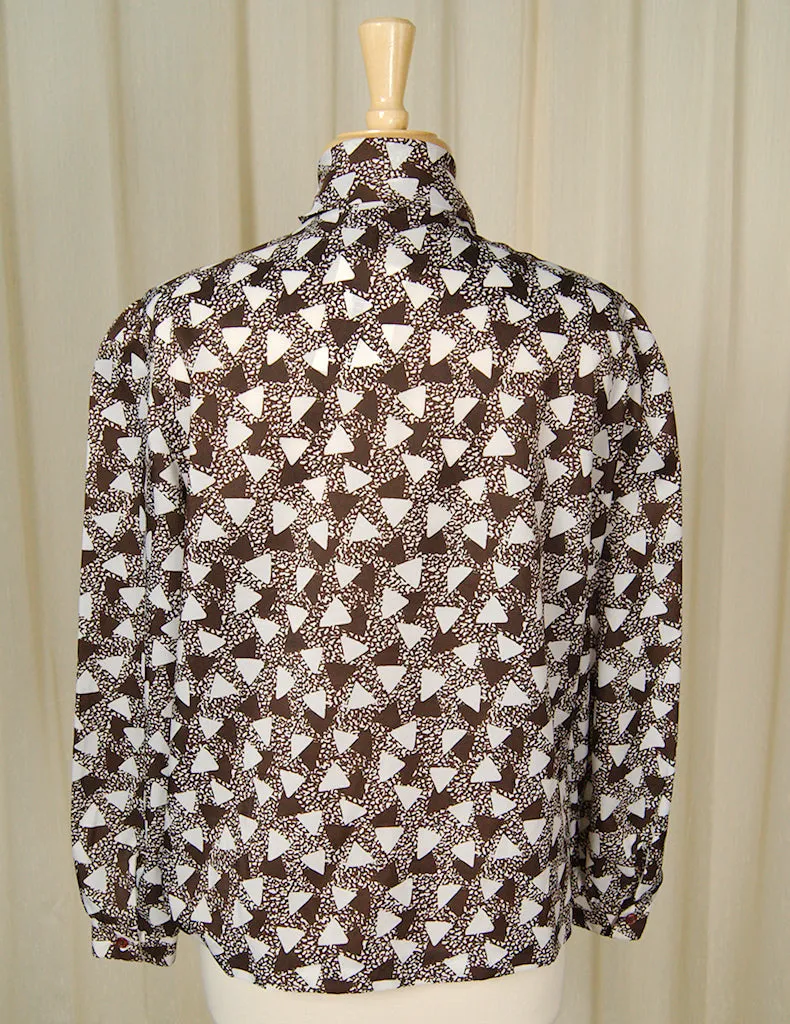 80s does 1940s Triangle Blouse