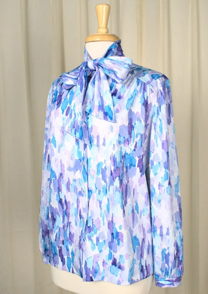 80s does 1940s Watercolor Shirt