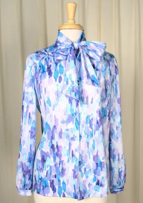 80s does 1940s Watercolor Shirt
