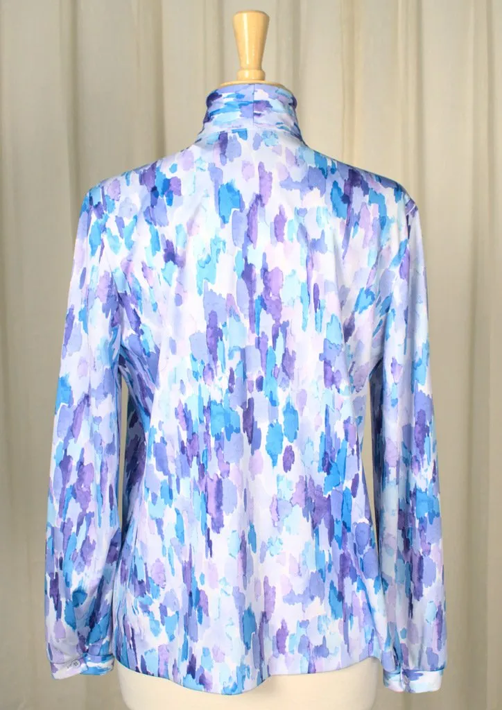80s does 1940s Watercolor Shirt