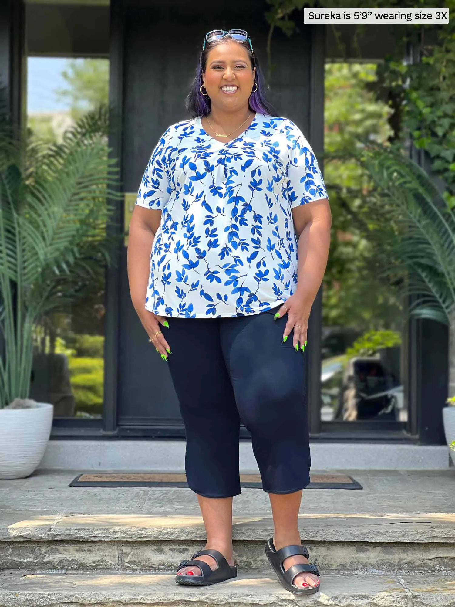 Akira tulip hem capri pant - FINAL SALE