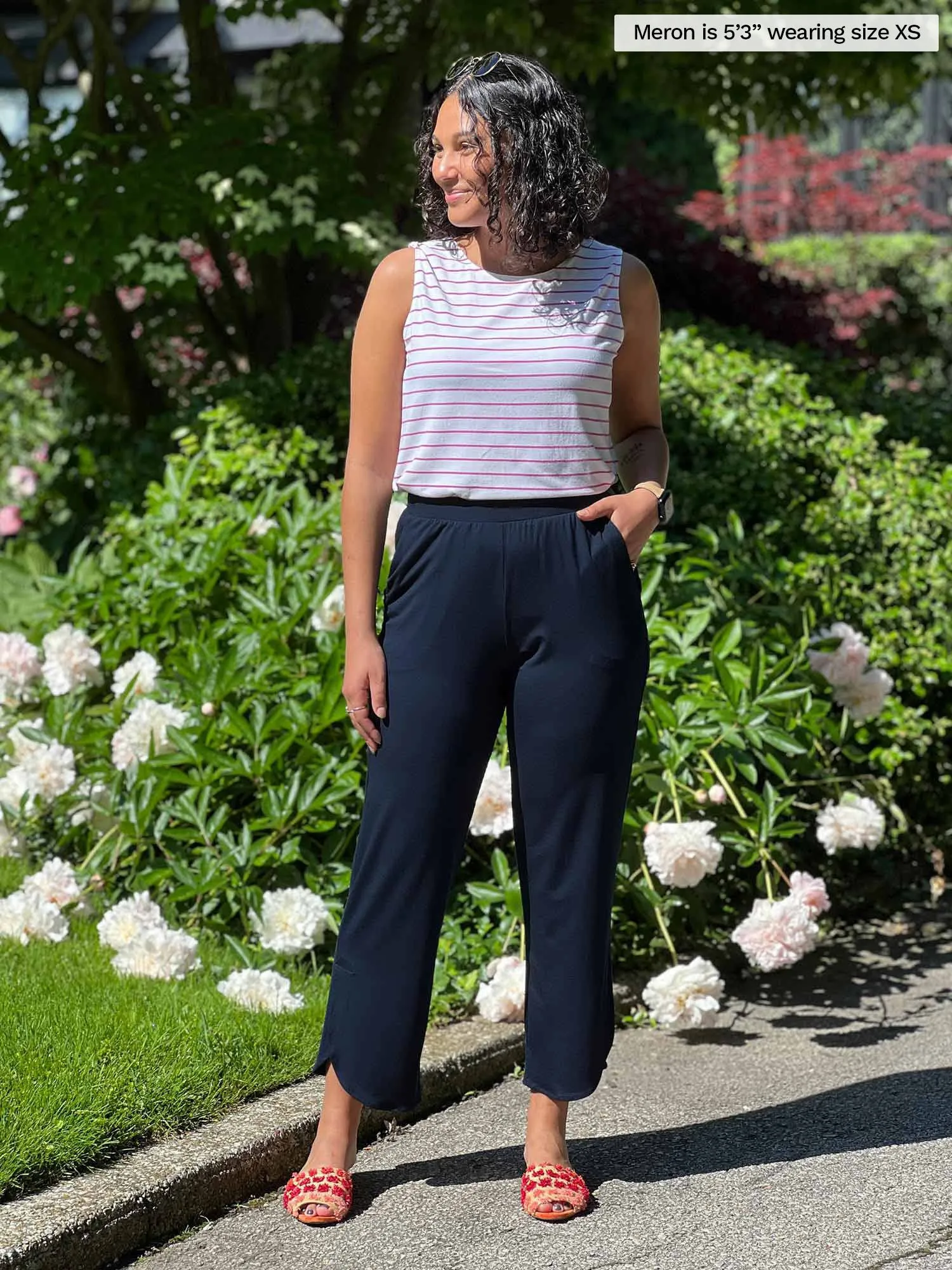 Akira tulip hem capri pant - FINAL SALE