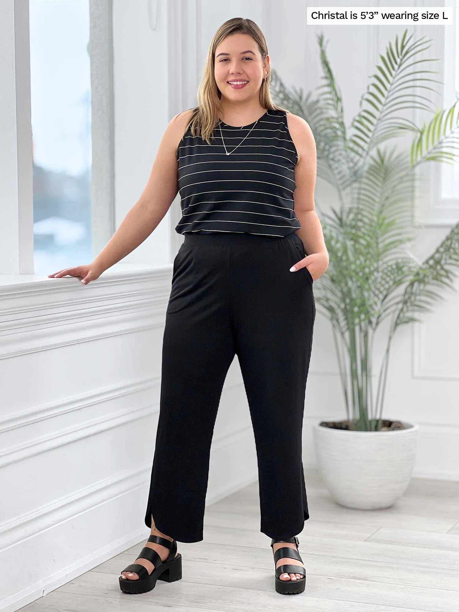 Akira tulip hem capri pant - FINAL SALE
