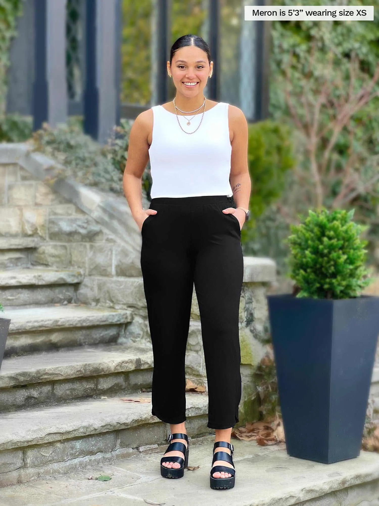 Akira tulip hem capri pant - FINAL SALE