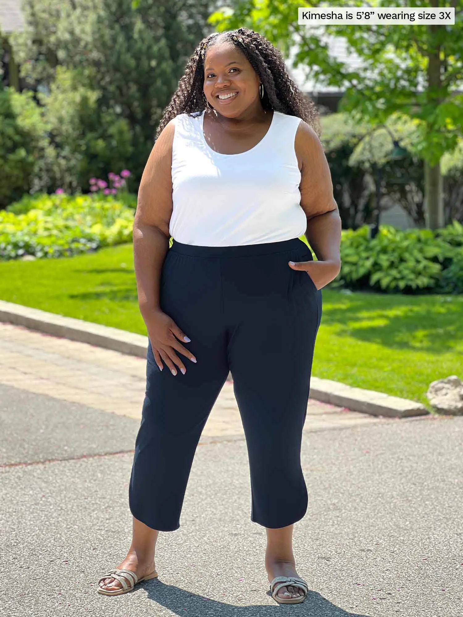 Akira tulip hem capri pant - FINAL SALE