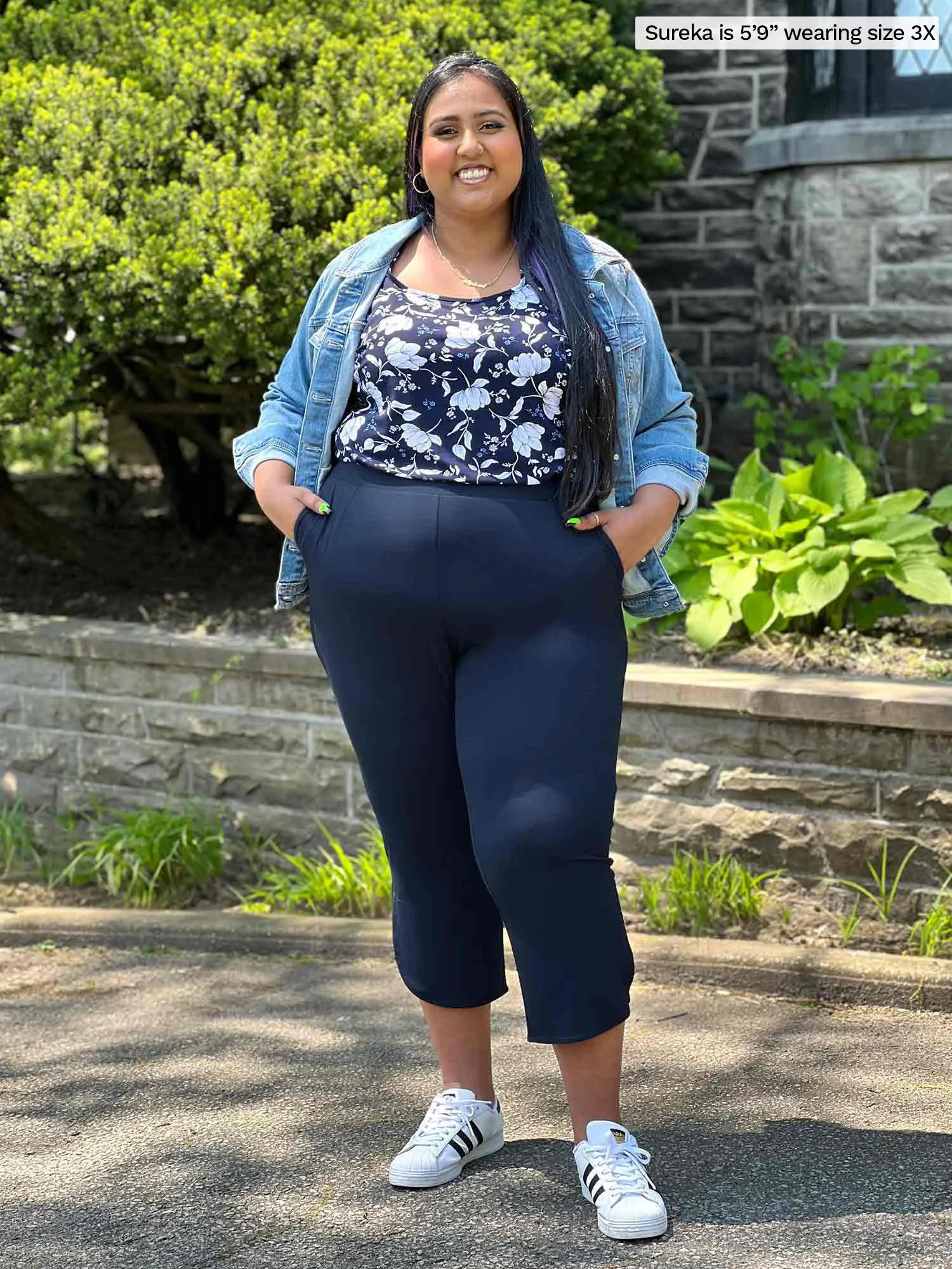 Akira tulip hem capri pant - FINAL SALE