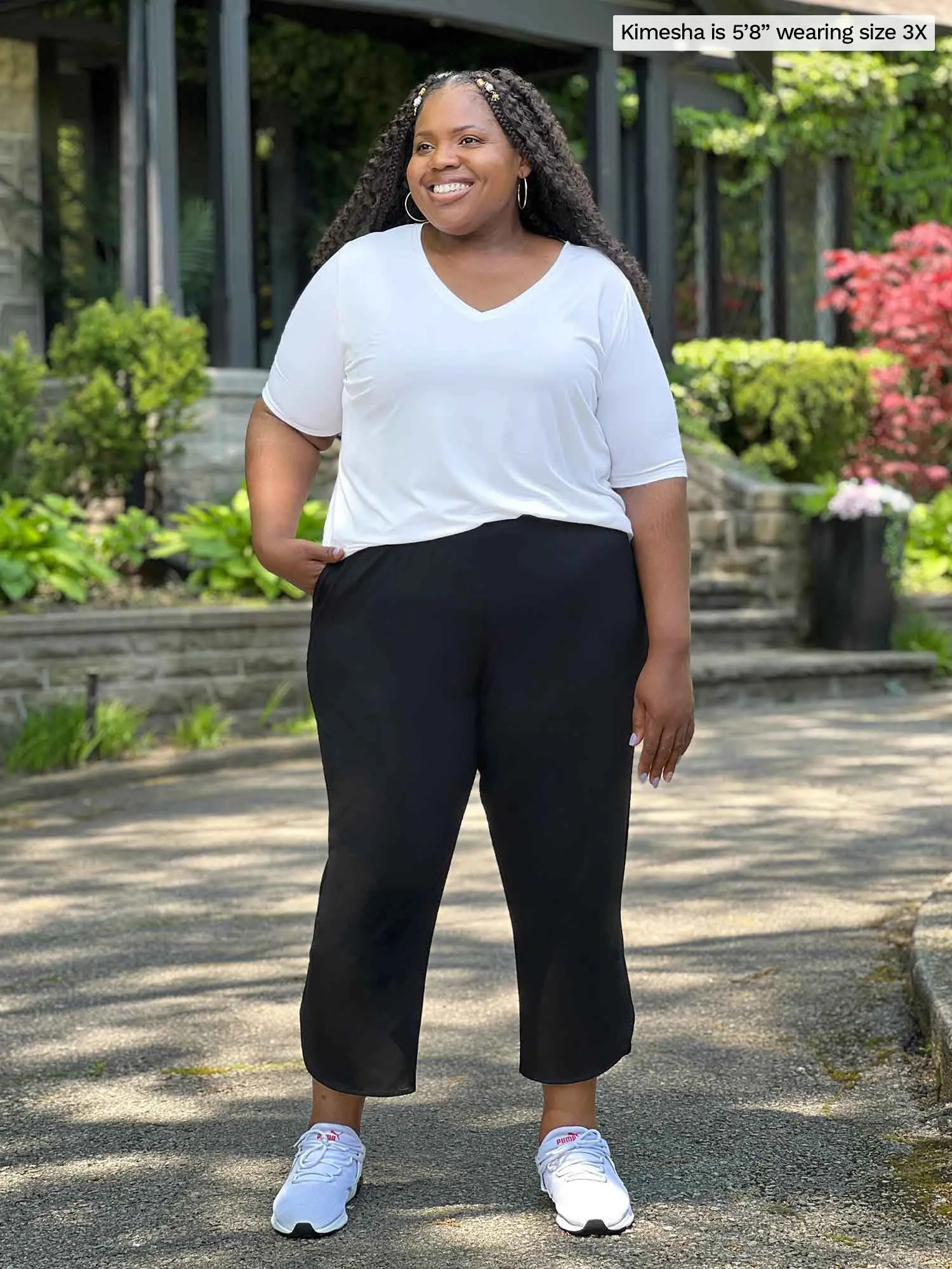 Akira tulip hem capri pant - FINAL SALE
