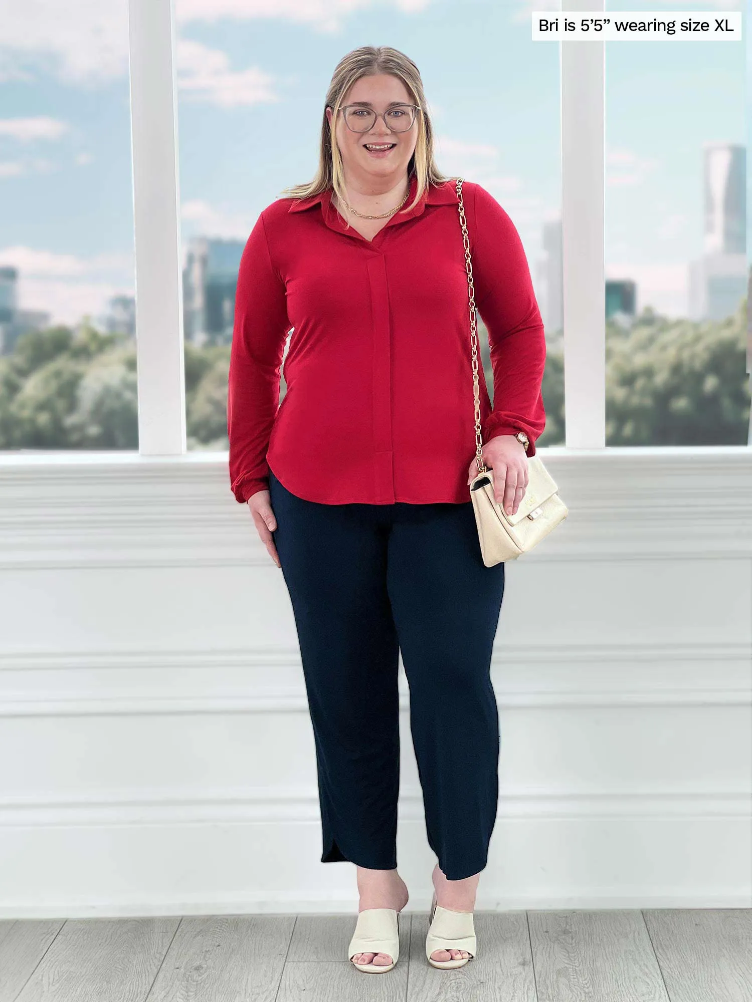Akira tulip hem capri pant - FINAL SALE