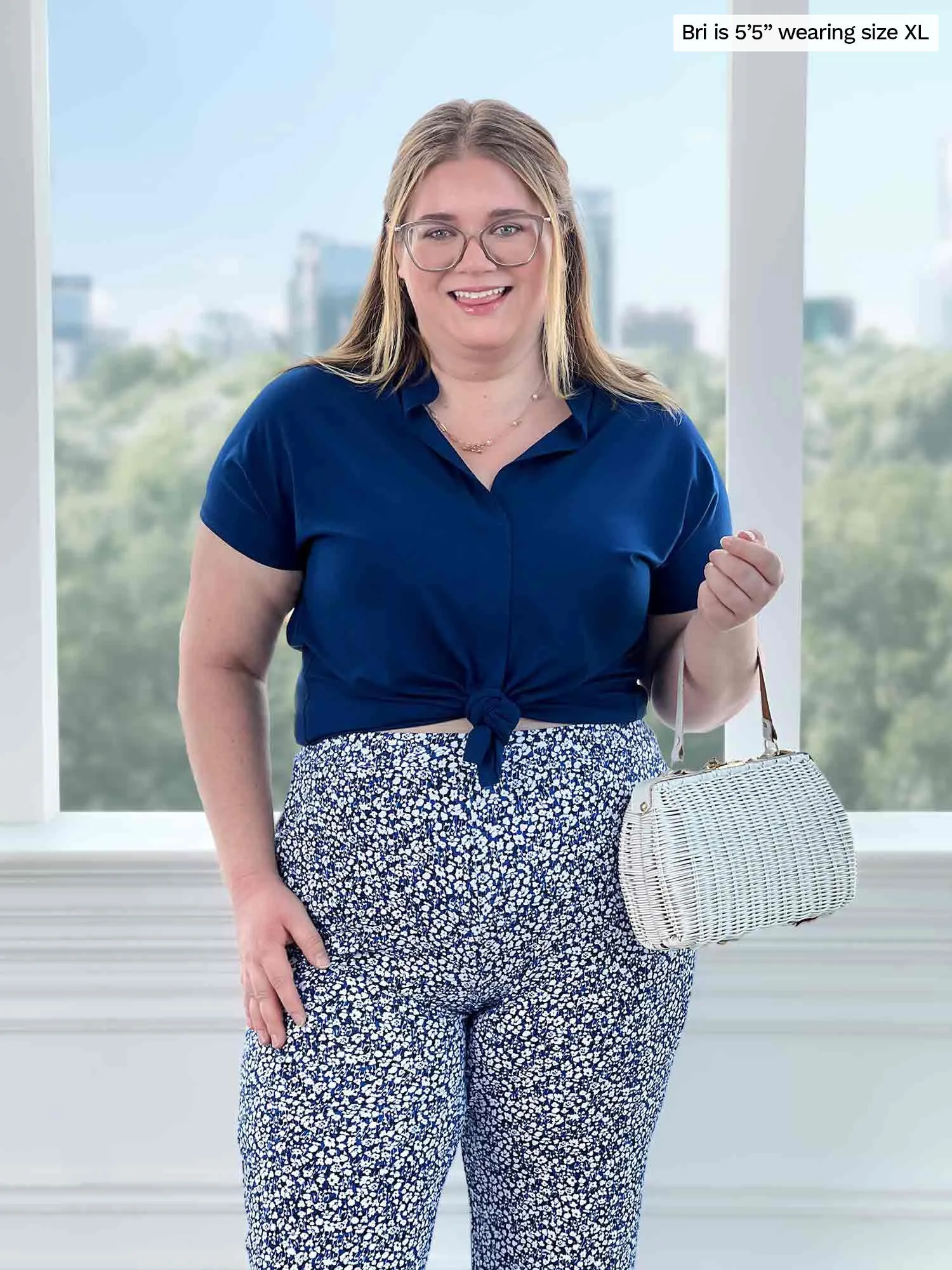Akira tulip hem capri pant - FINAL SALE