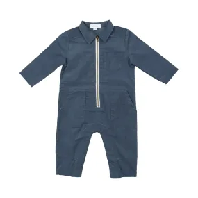 Angel Dear - Organic Corduroy Retro Jumpsuit - Navy