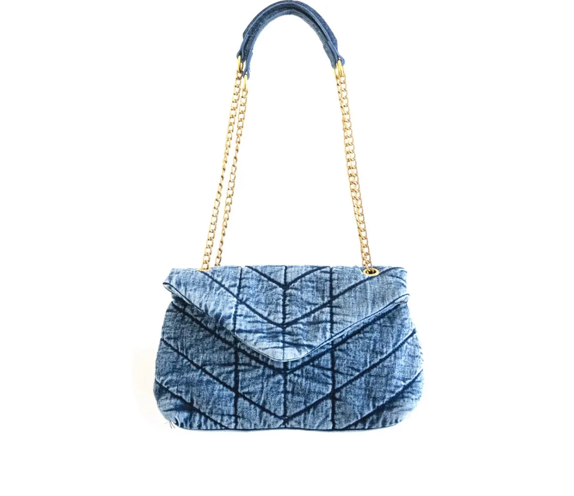 Around The Way Girl  Denim Handbag