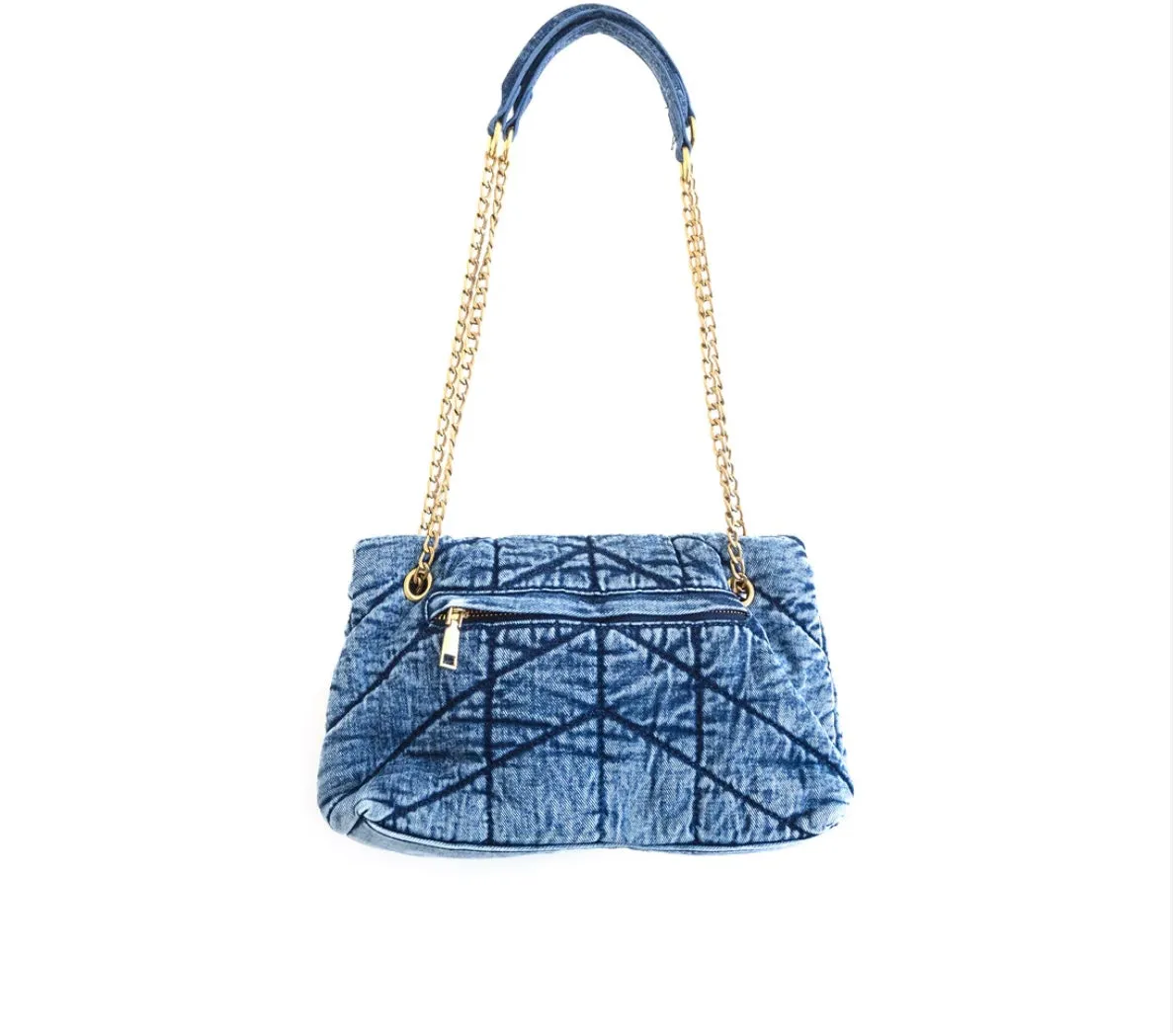 Around The Way Girl  Denim Handbag