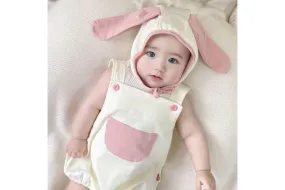 Baby Animal Overalls with Hat