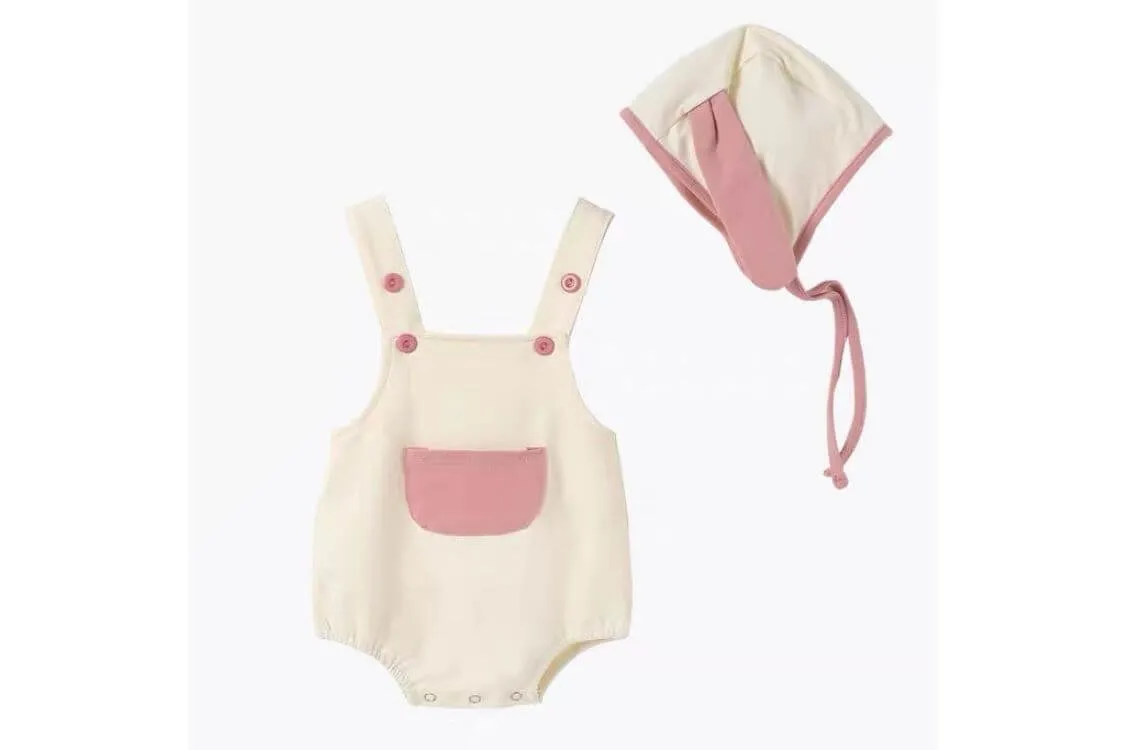 Baby Animal Overalls with Hat