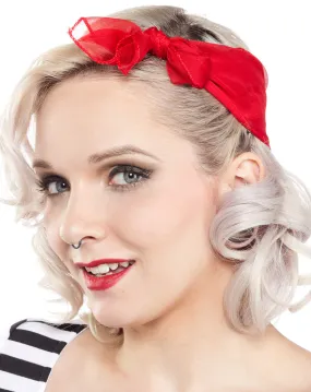 BE BOP HAIR SCARF RED