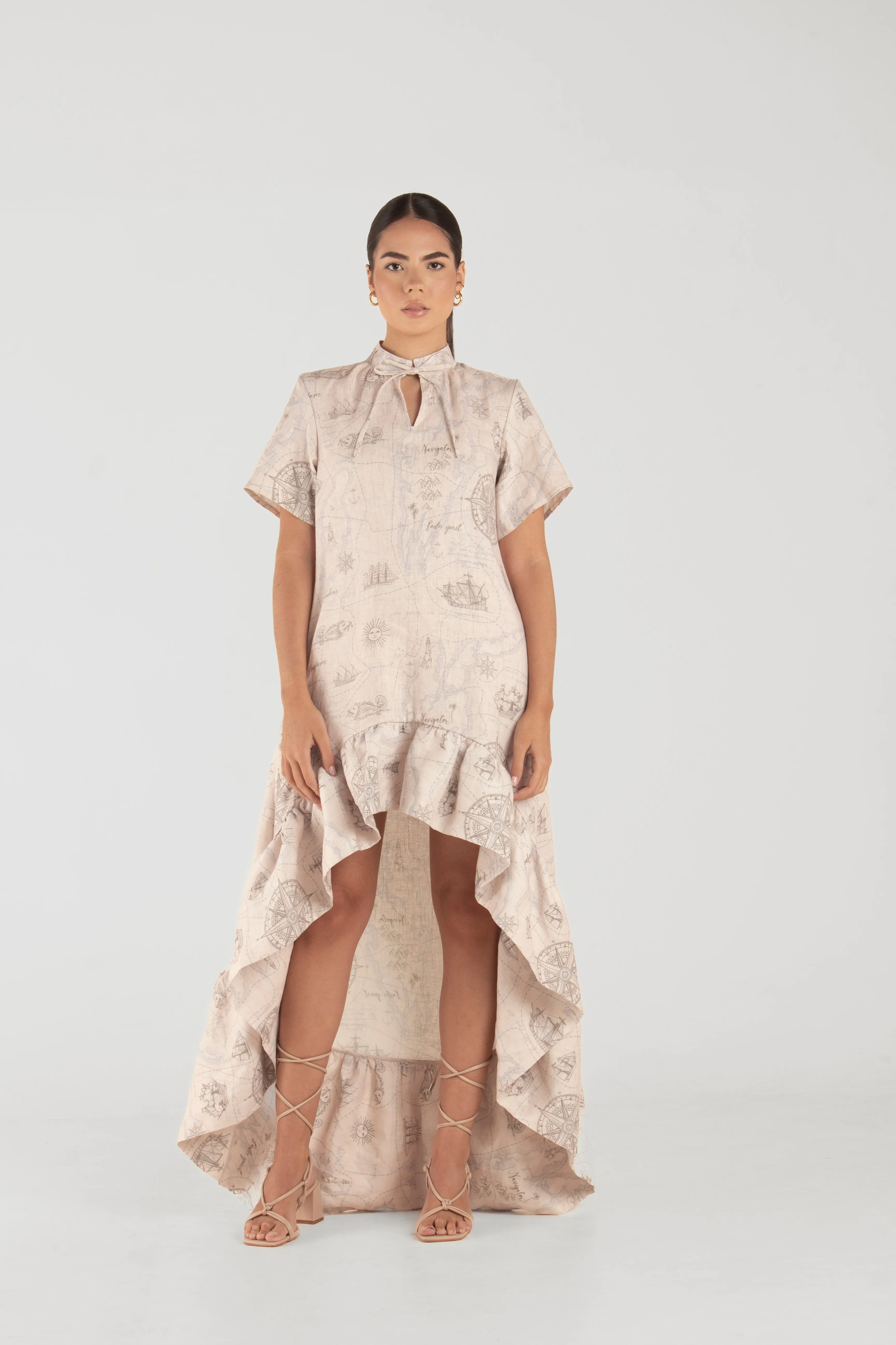 Bella Linen Dress