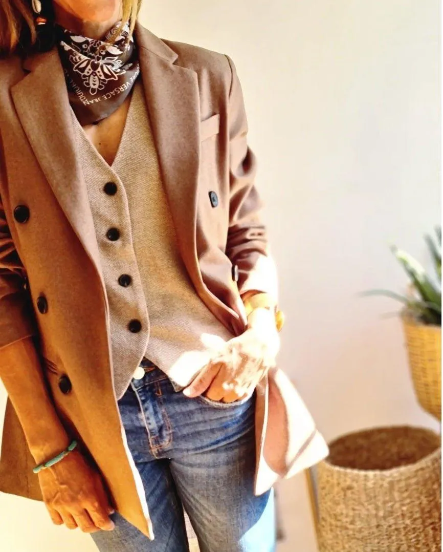 Blazer Garcia Chocolate Suave.