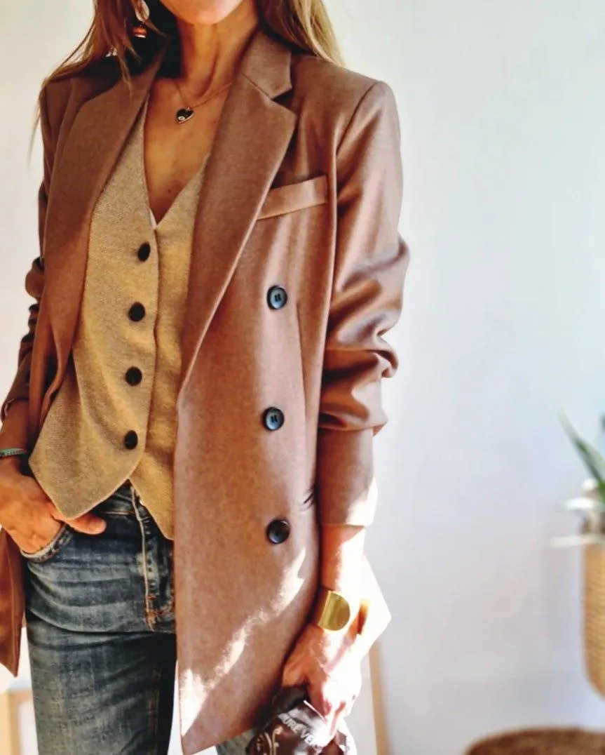 Blazer Garcia Chocolate Suave.