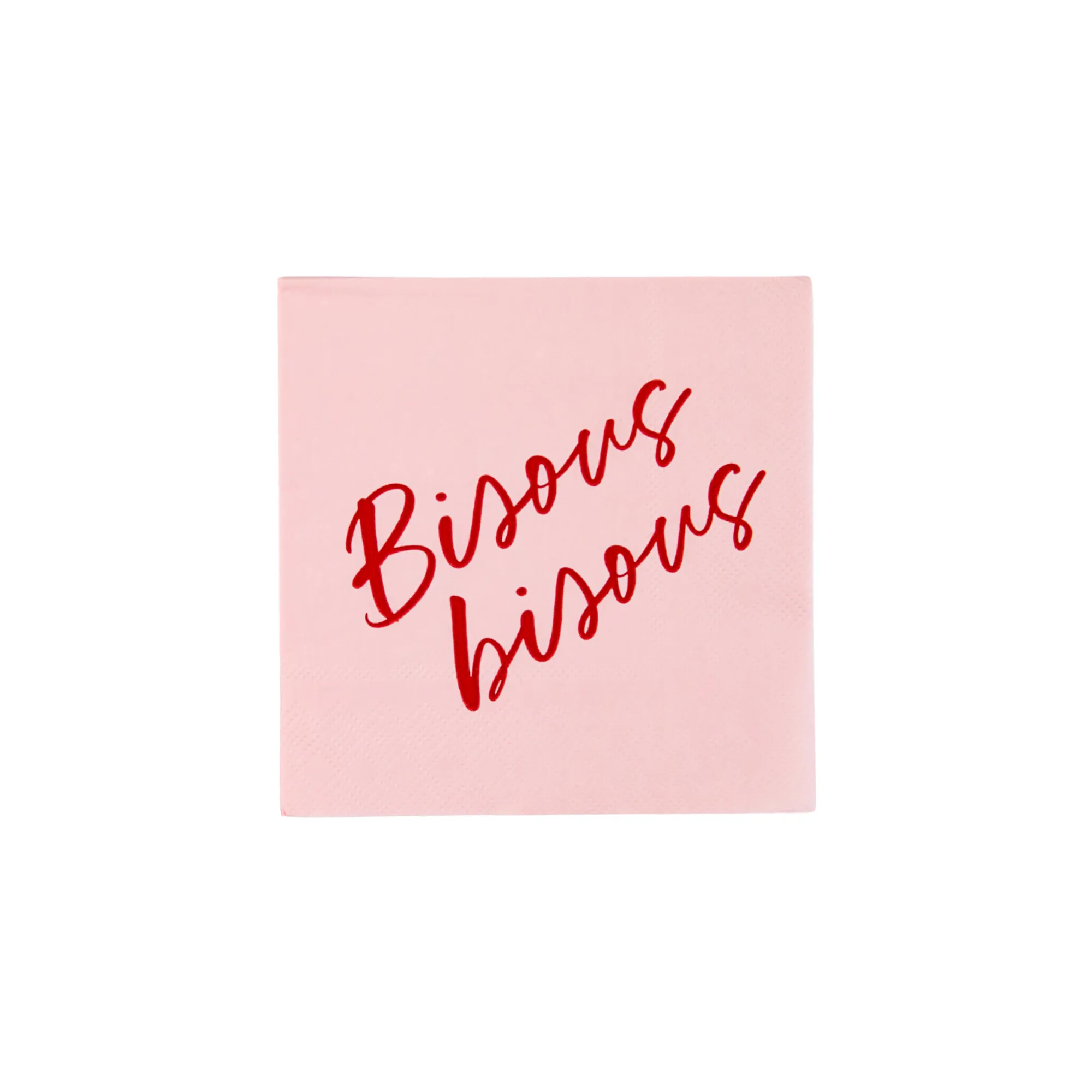 Bonjour Fête - BISOUS BISOUS COCKTAIL NAPKINS