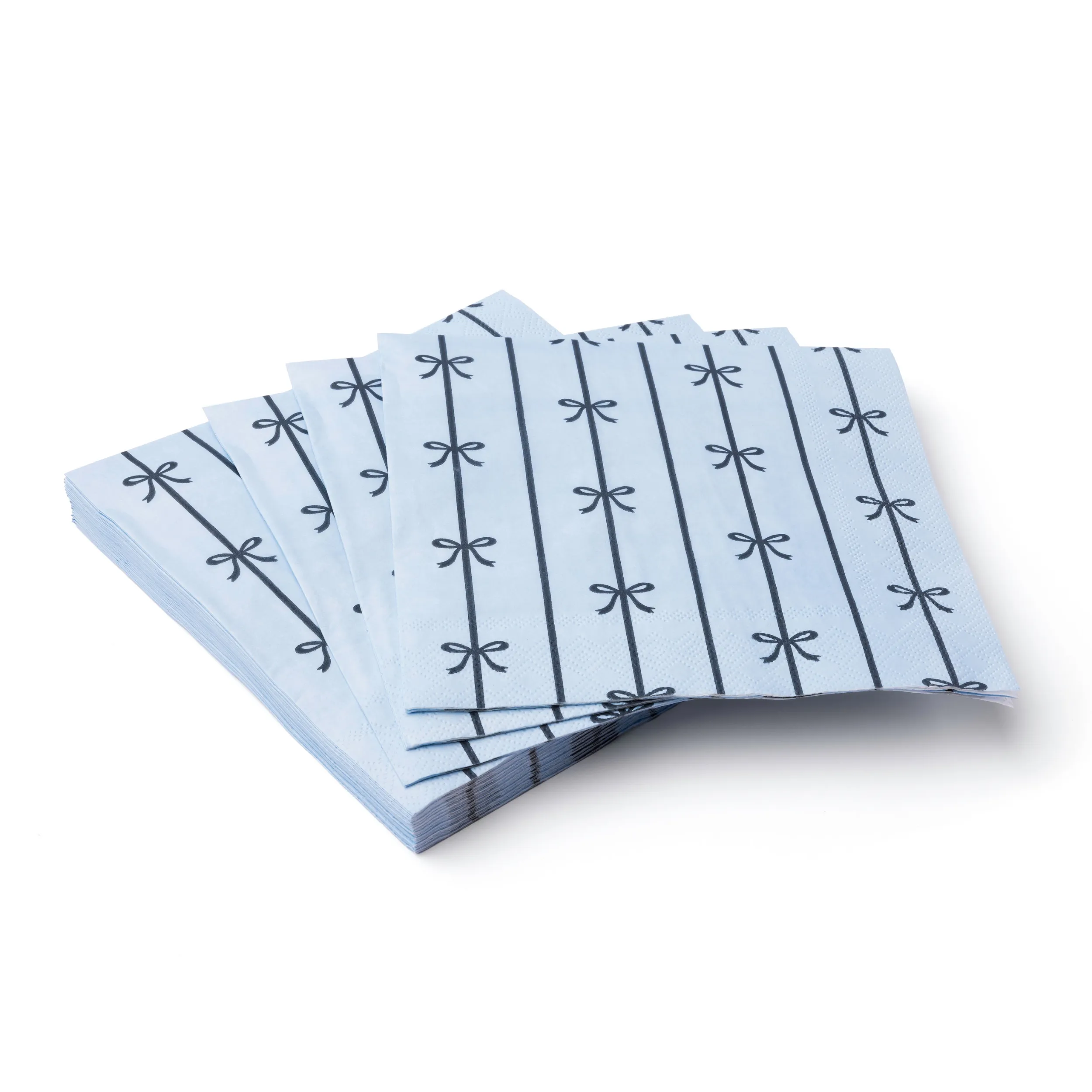 Bonjour Fête - SKY BLUE  SIGNATURE BOW LARGE NAPKINS