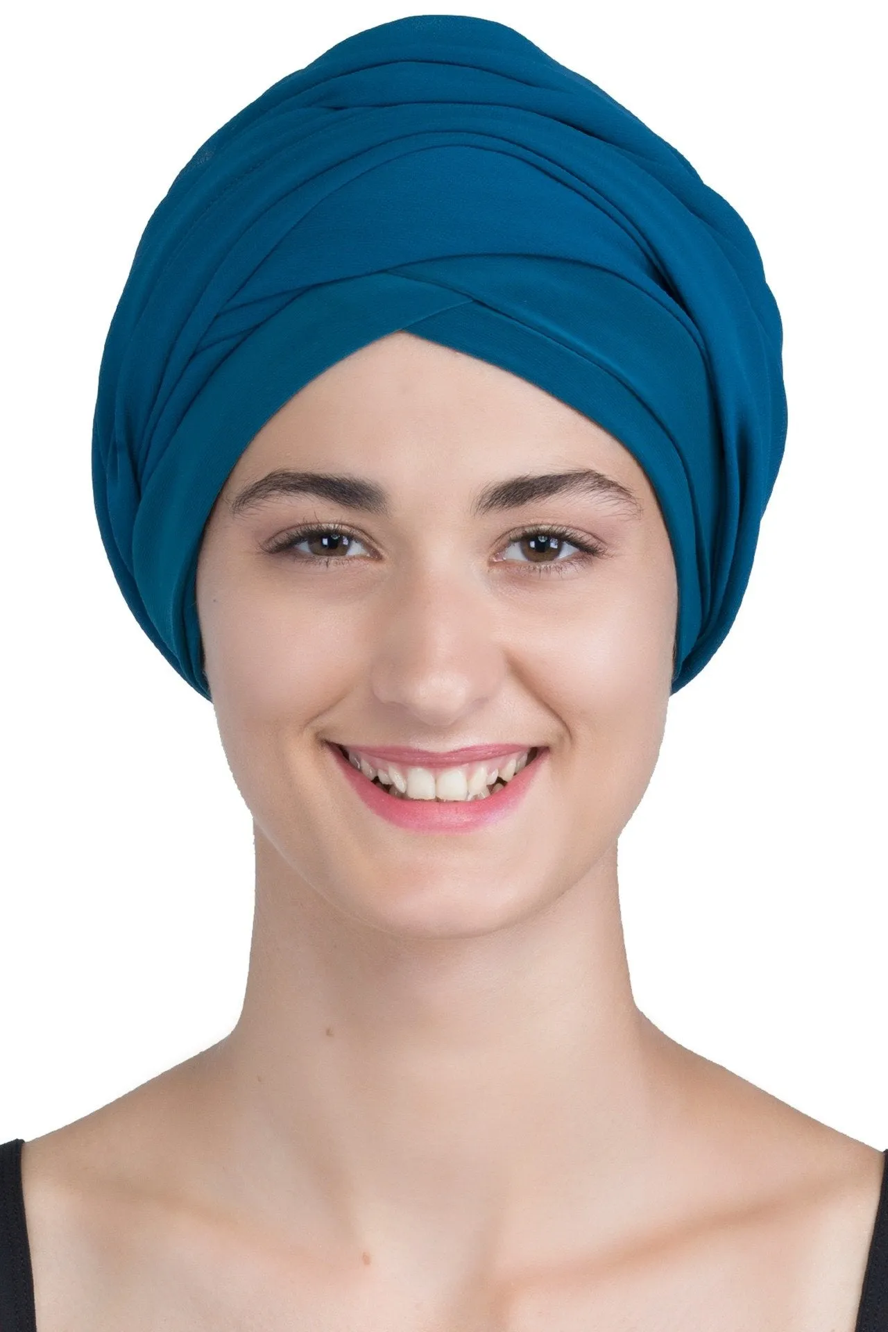 Chiffon Headwear with Long Schal