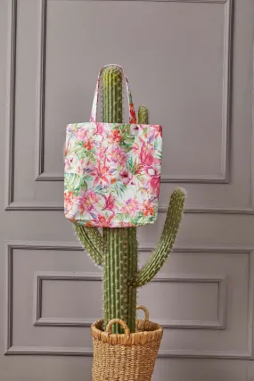 Colorful Floral Patterned Multi-Purpose Bag Great for for Beach, Pool, Cruise