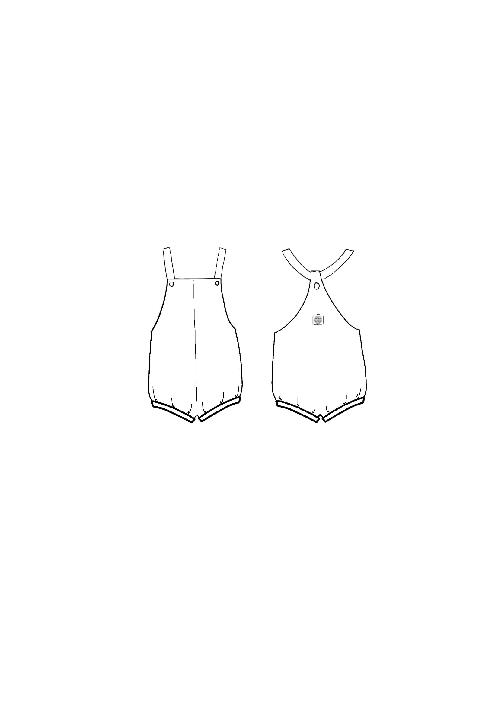 Custom Order Bummie Dungarees
