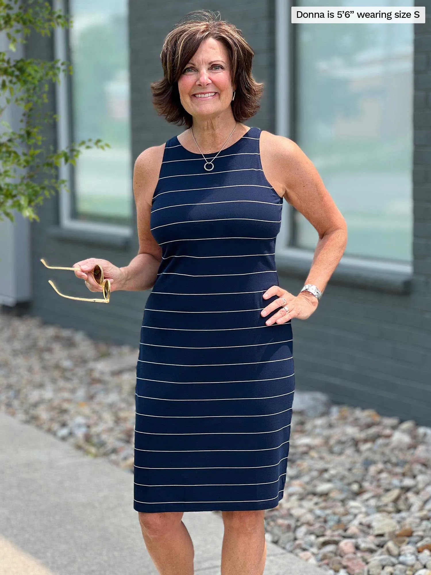 Dani high neck sleeveless dress - FINAL SALE