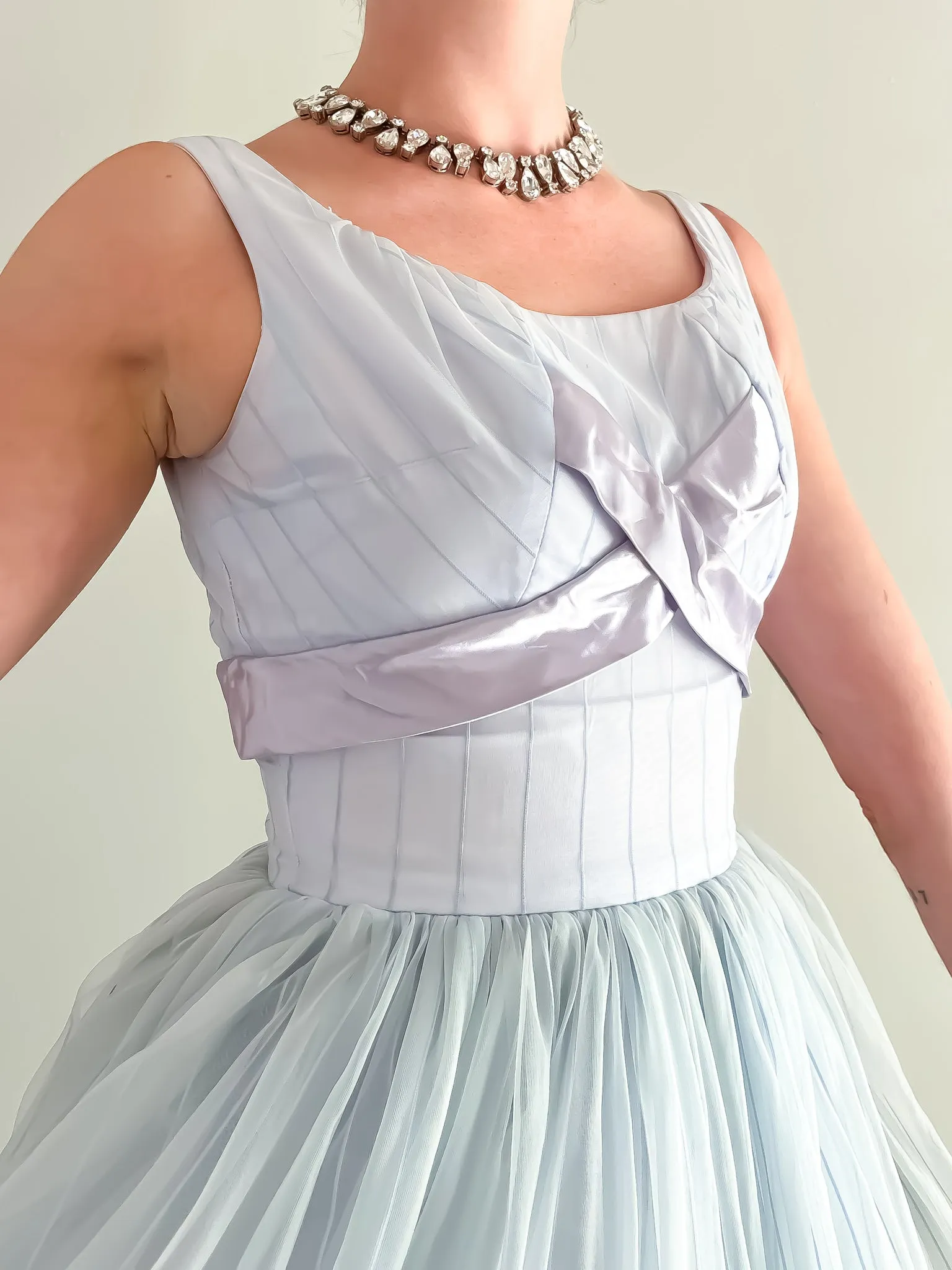 Darling 1950's Joan Barrie Bubble Dress / Sz XS