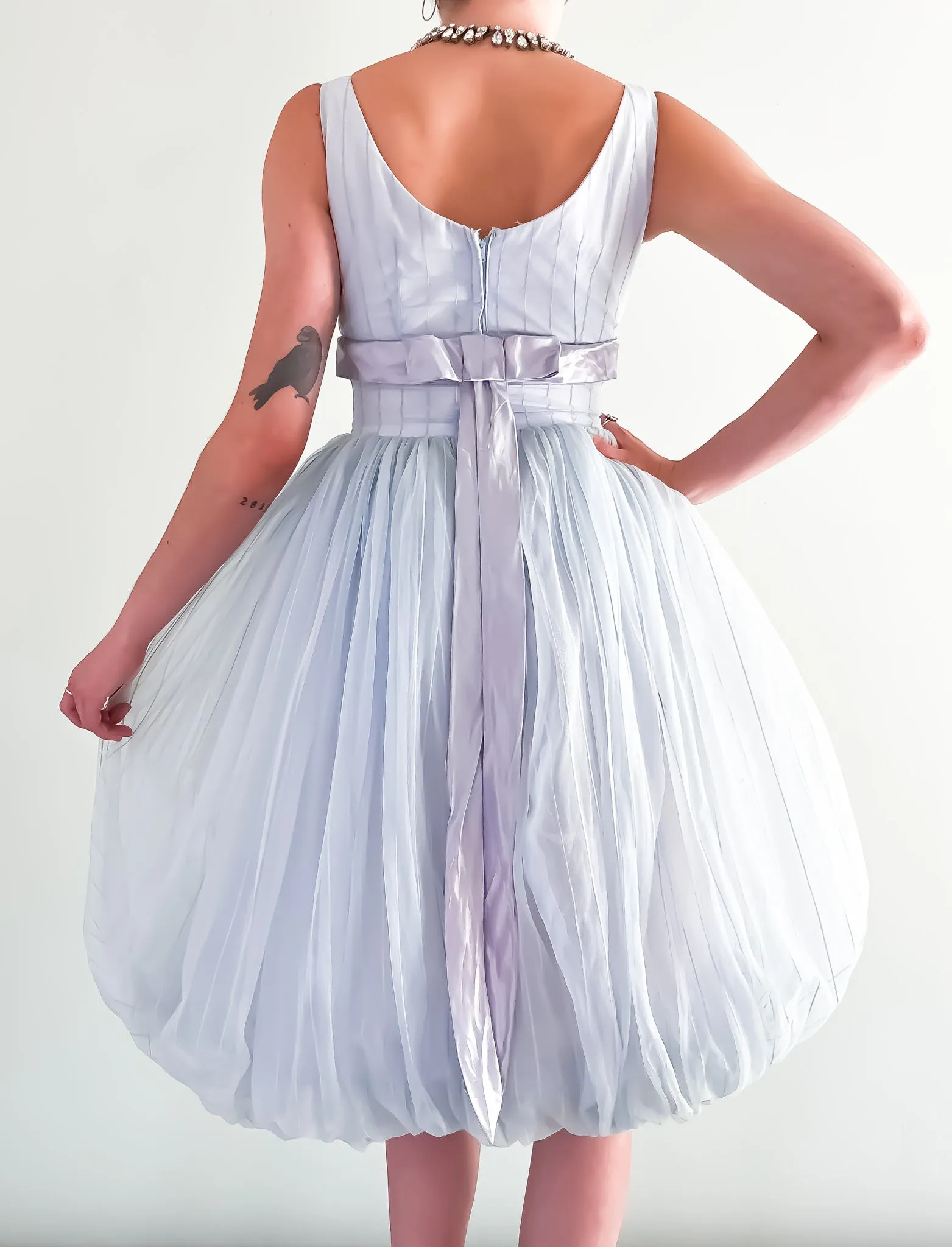 Darling 1950's Joan Barrie Bubble Dress / Sz XS