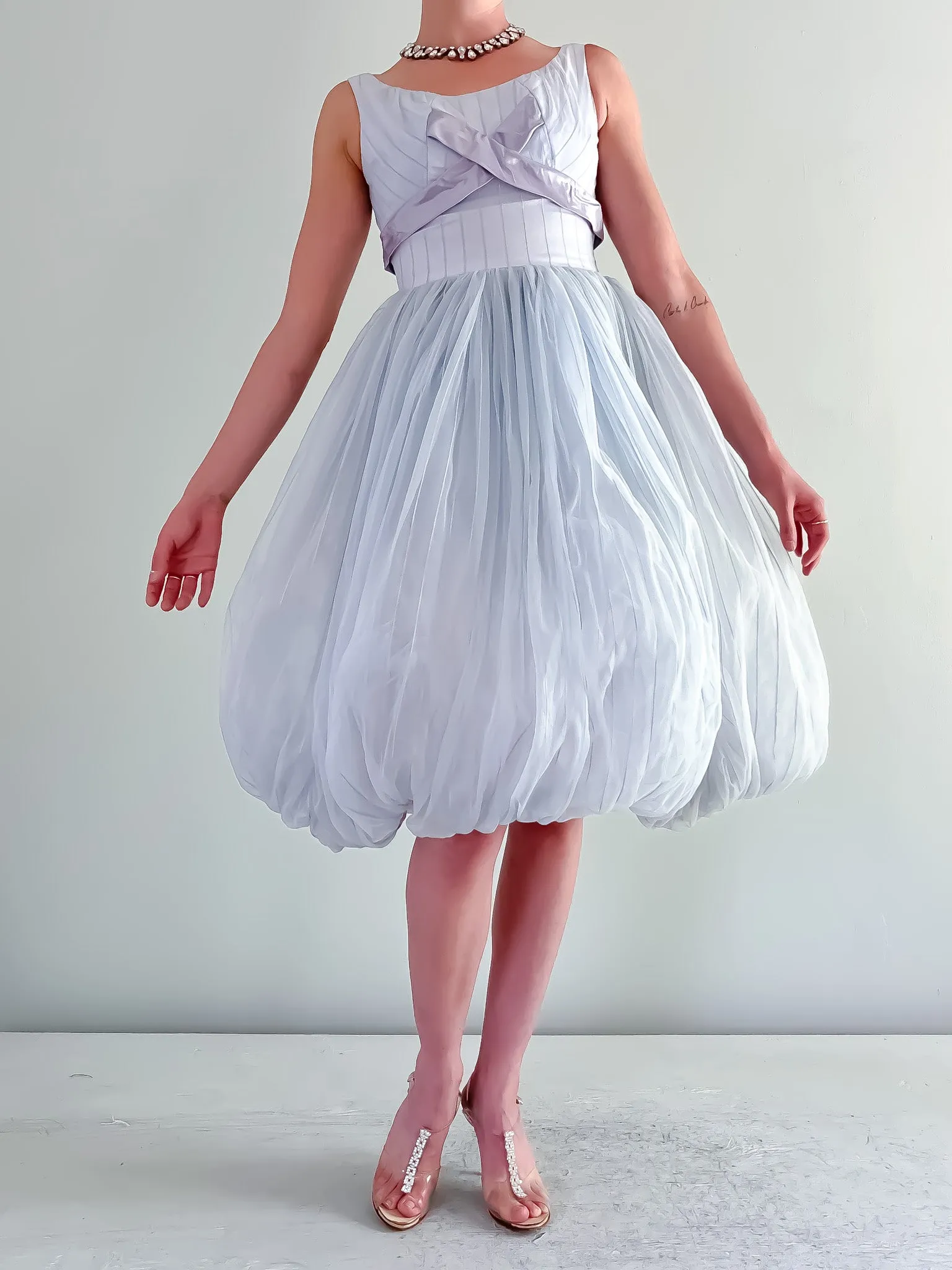 Darling 1950's Joan Barrie Bubble Dress / Sz XS