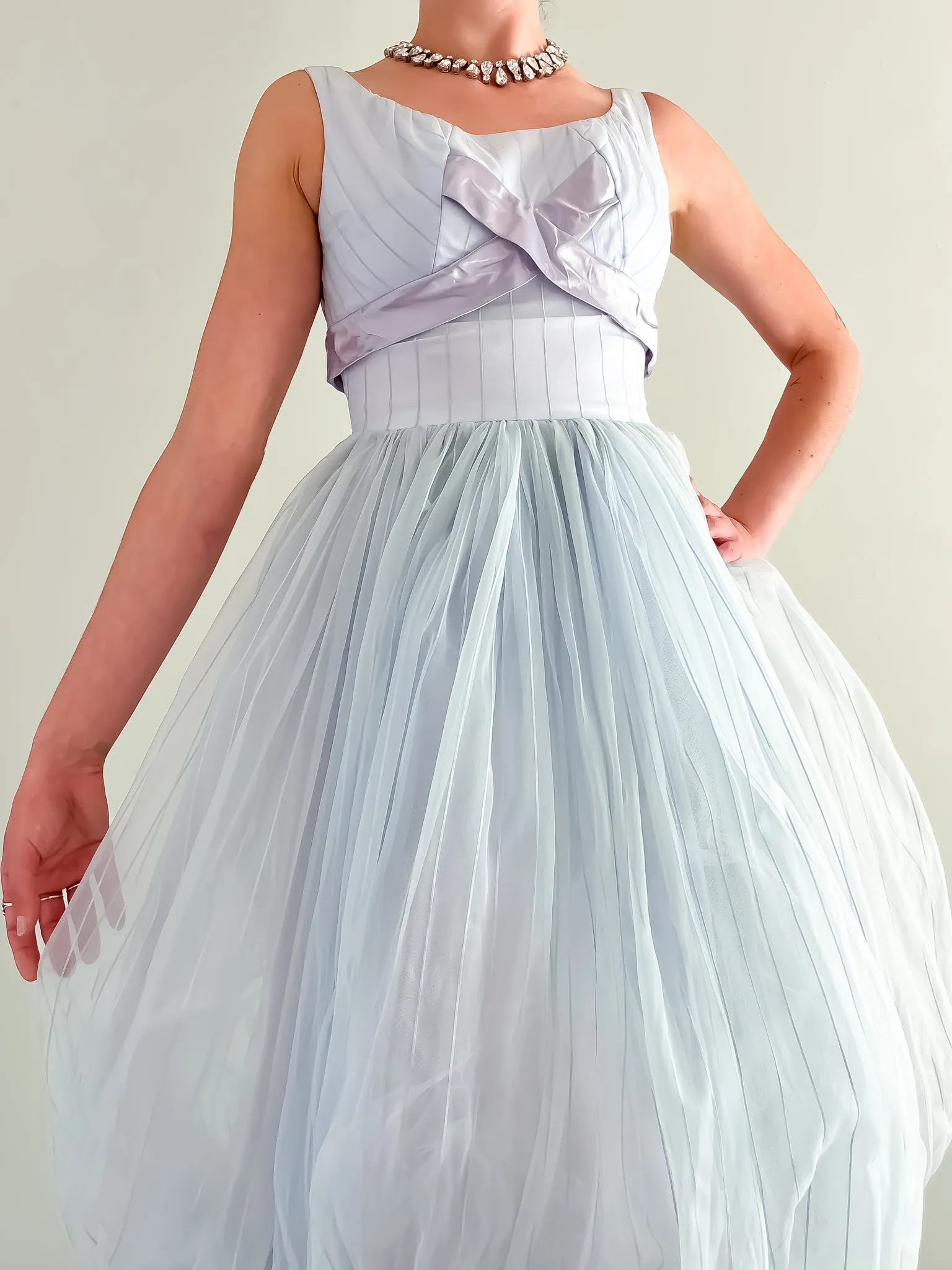 Darling 1950's Joan Barrie Bubble Dress / Sz XS