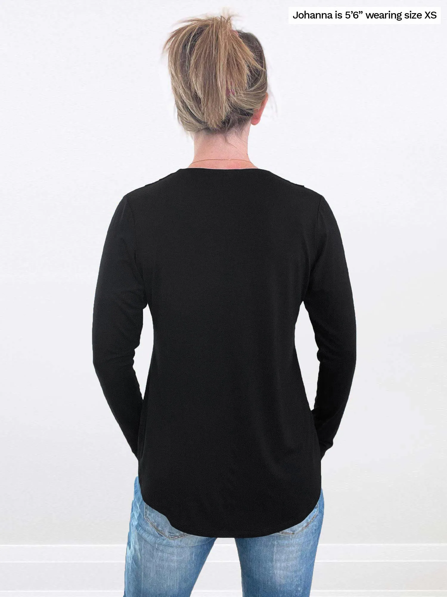 Dua v-neck long sleeve blouse - FINAL SALE