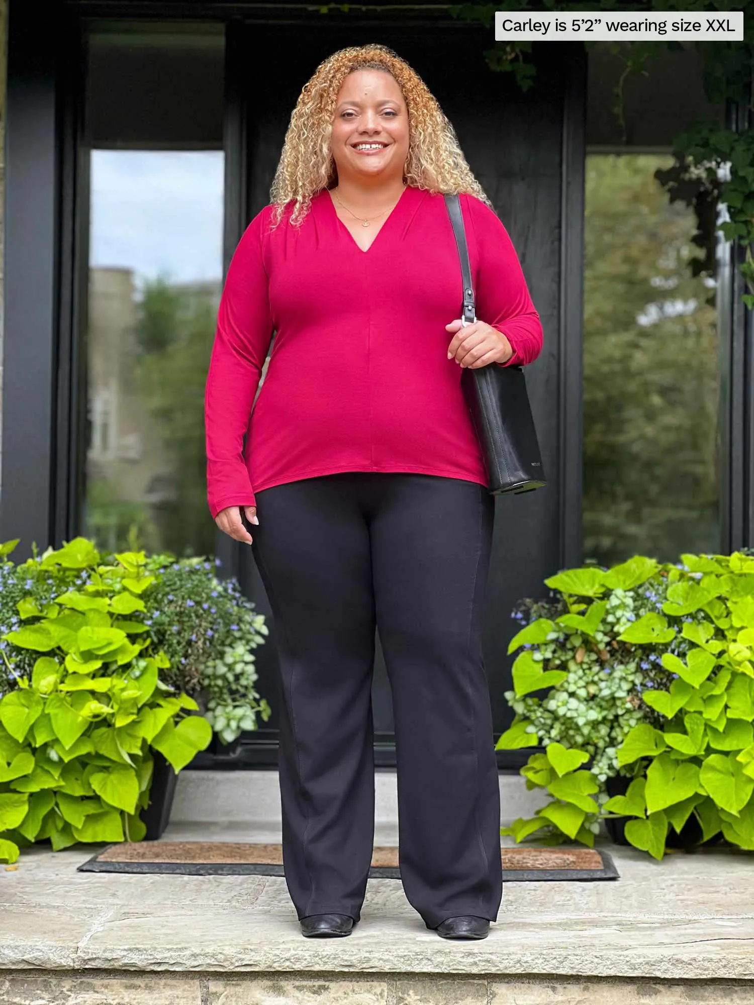Dua v-neck long sleeve blouse - FINAL SALE