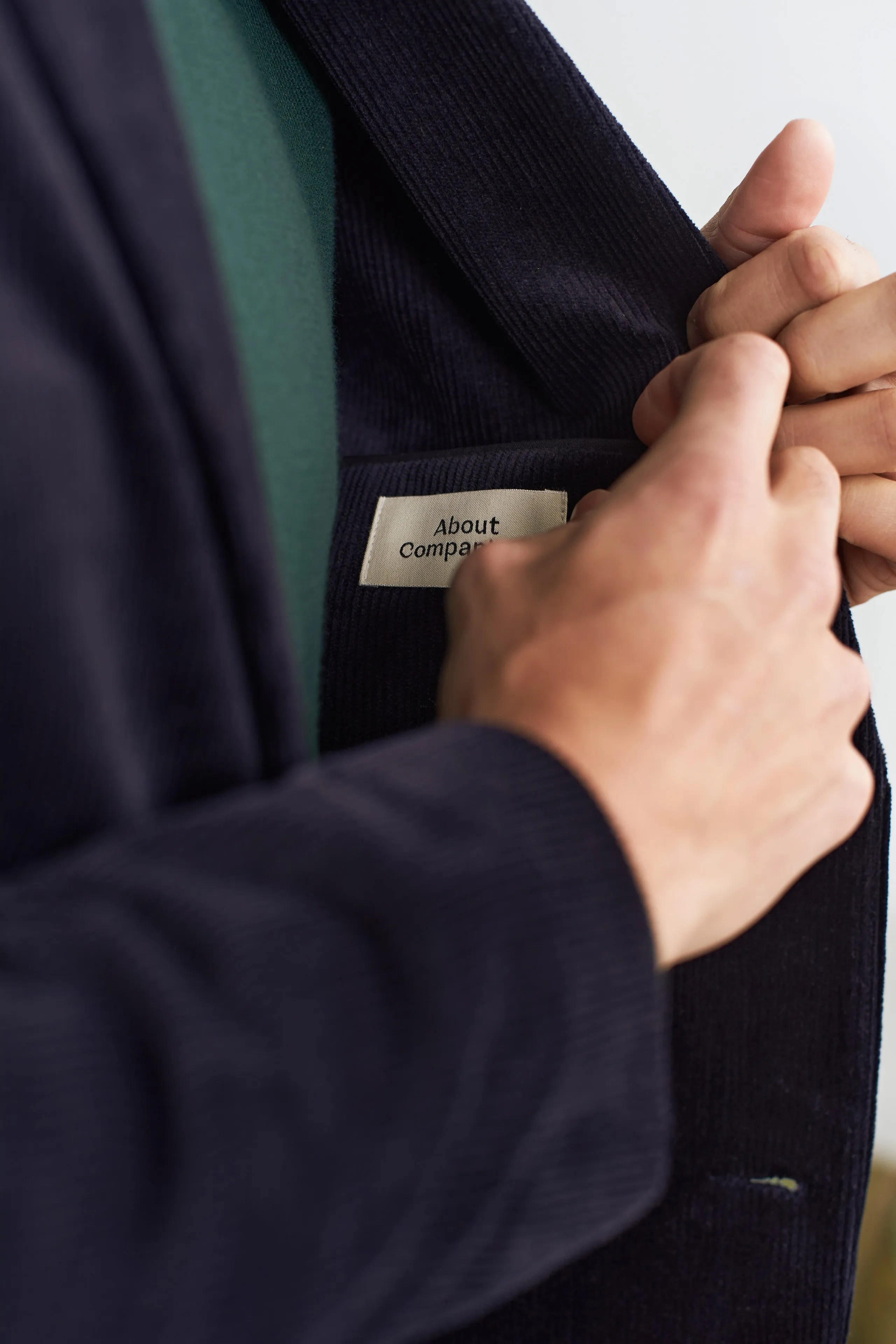 ENVER blazer eco corduroy navy