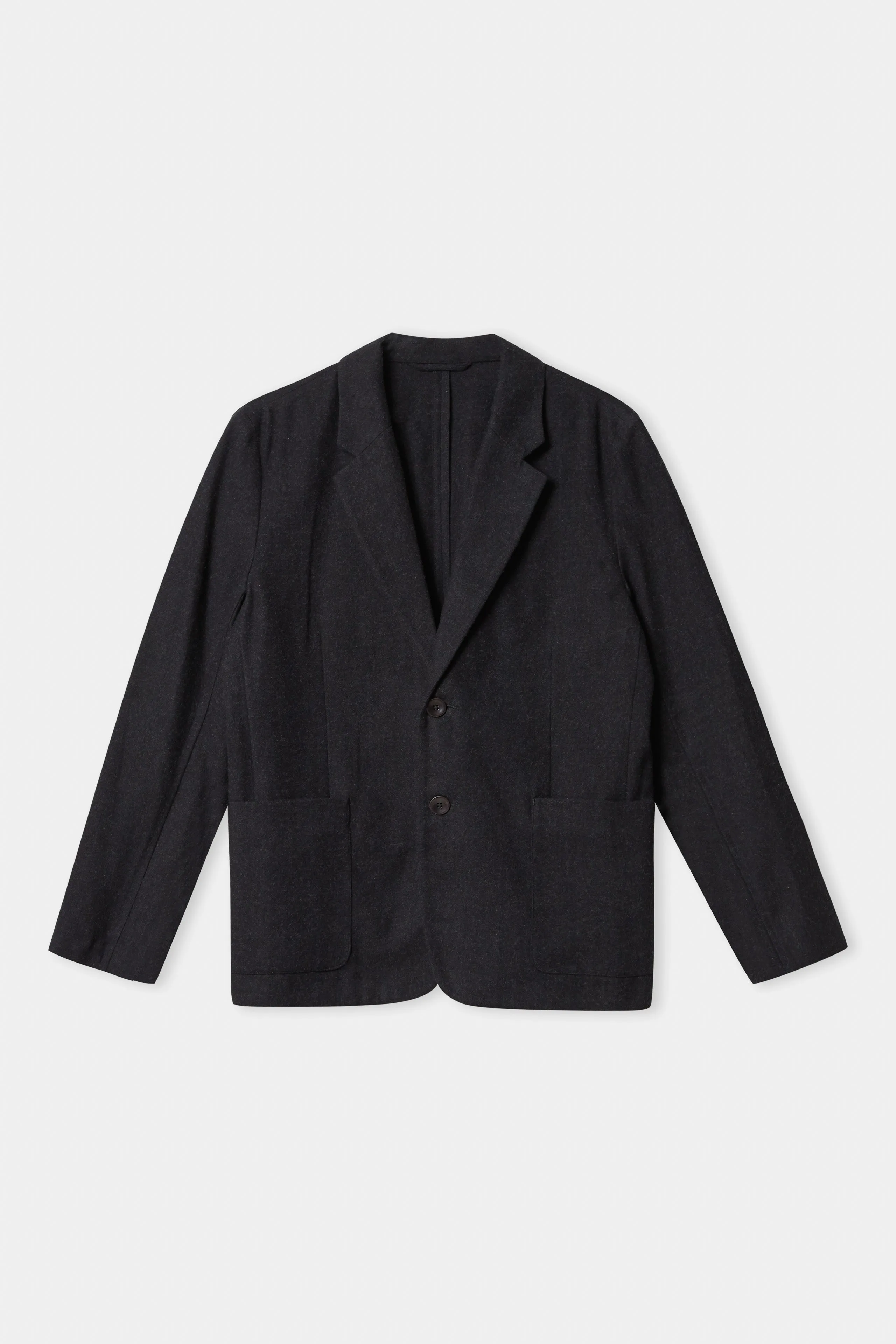 ENVER blazer eco flannel melange black