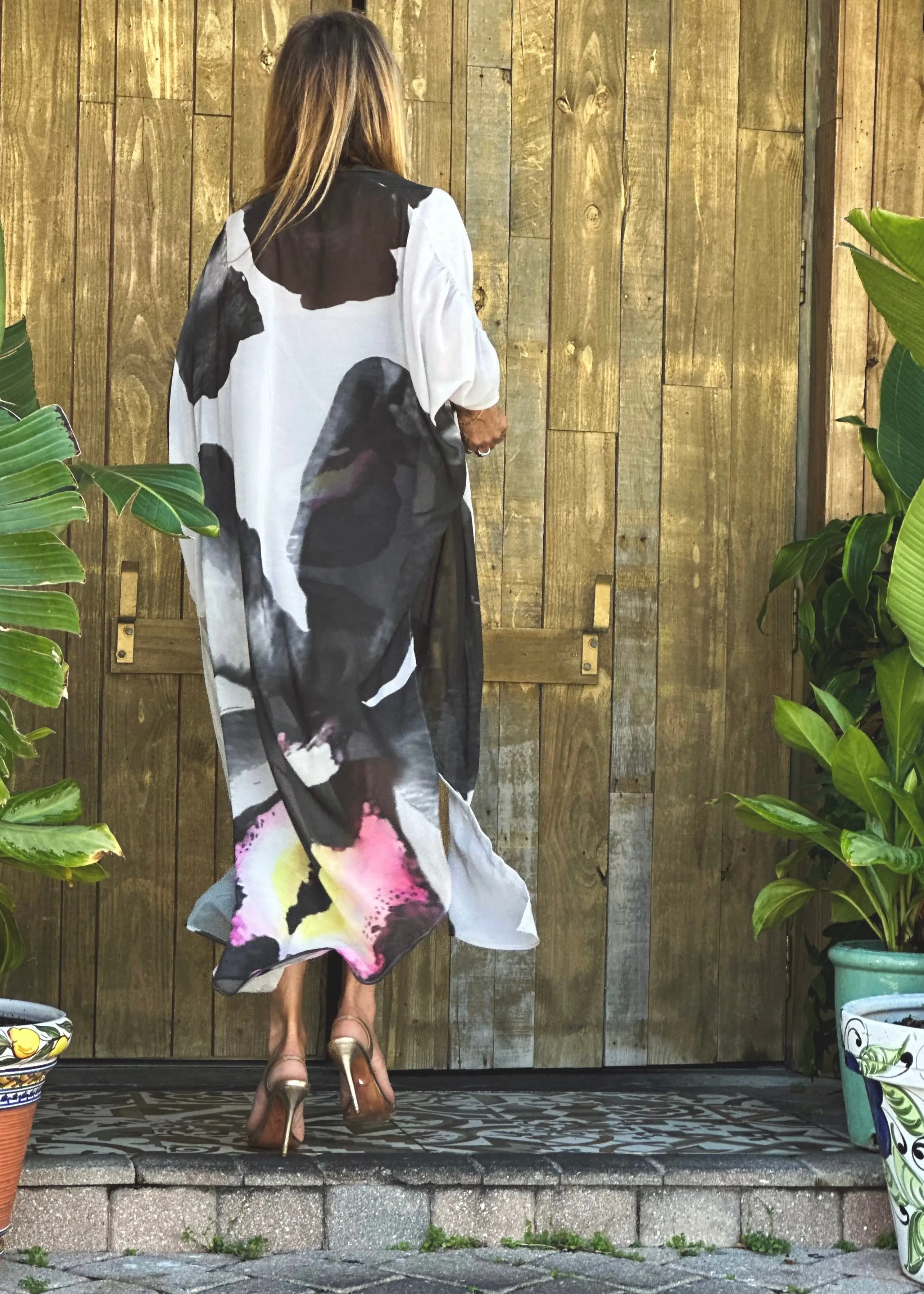 Erte Kaftan Black Orchid