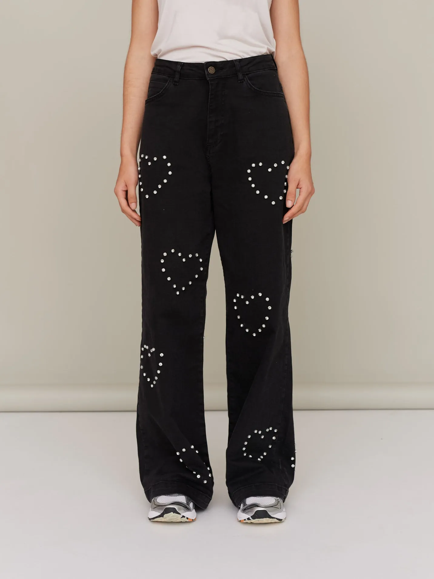 G.E.M Cross My Heart Wide Leg Jeans