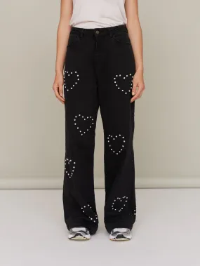 G.E.M Cross My Heart Wide Leg Jeans