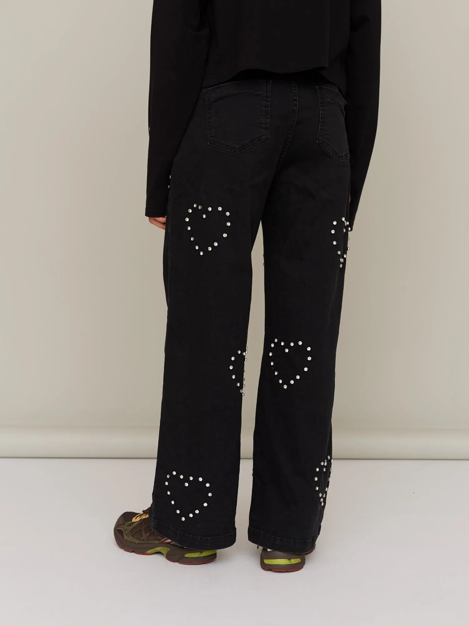 G.E.M Cross My Heart Wide Leg Jeans