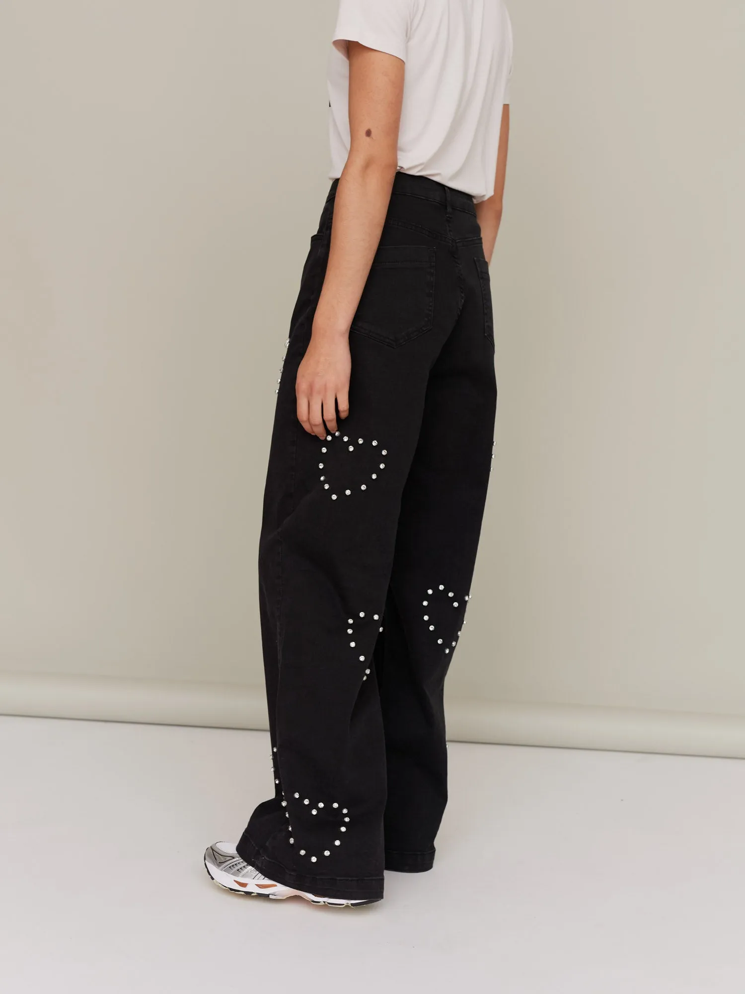 G.E.M Cross My Heart Wide Leg Jeans