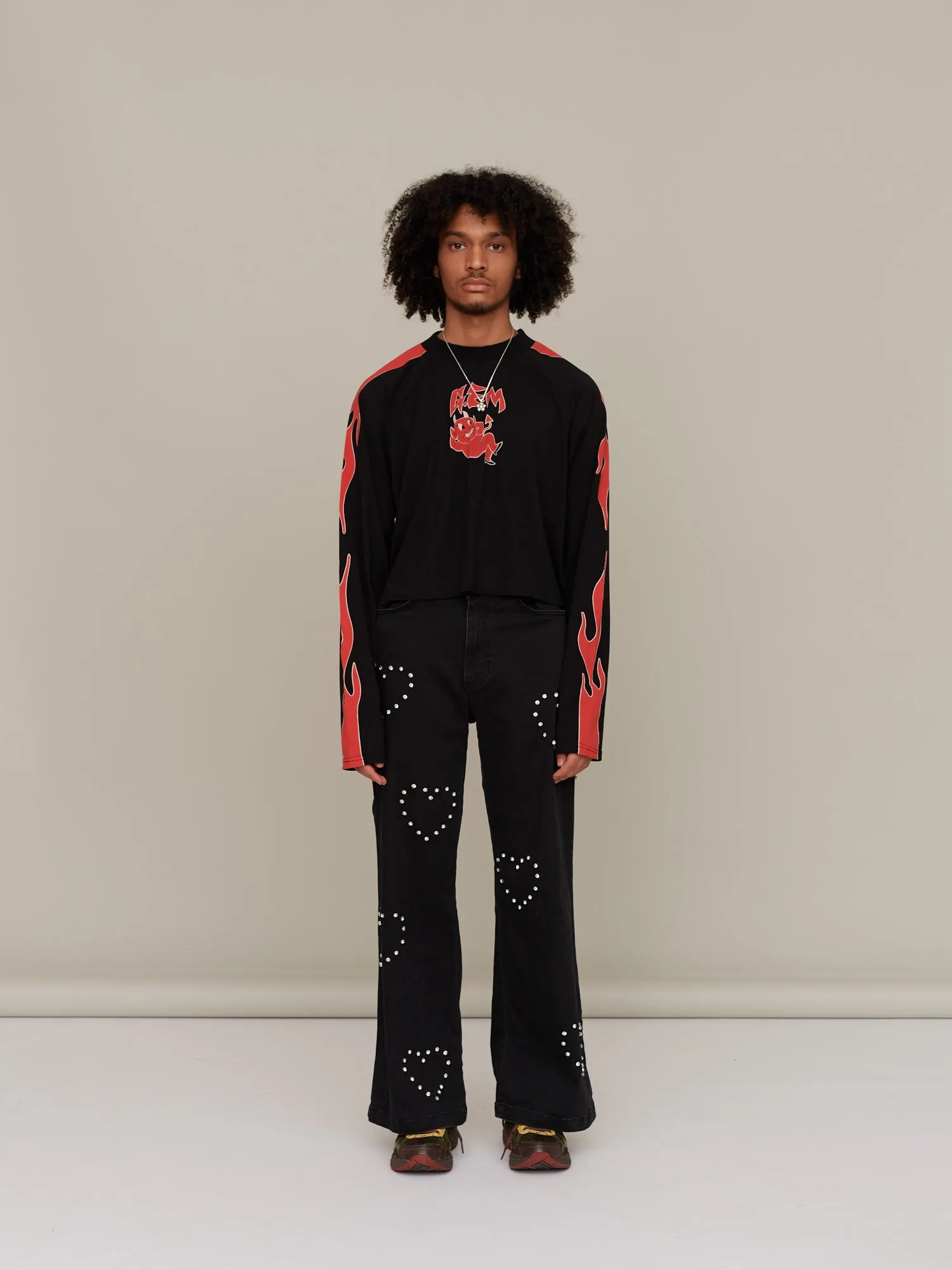 G.E.M Cross My Heart Wide Leg Jeans