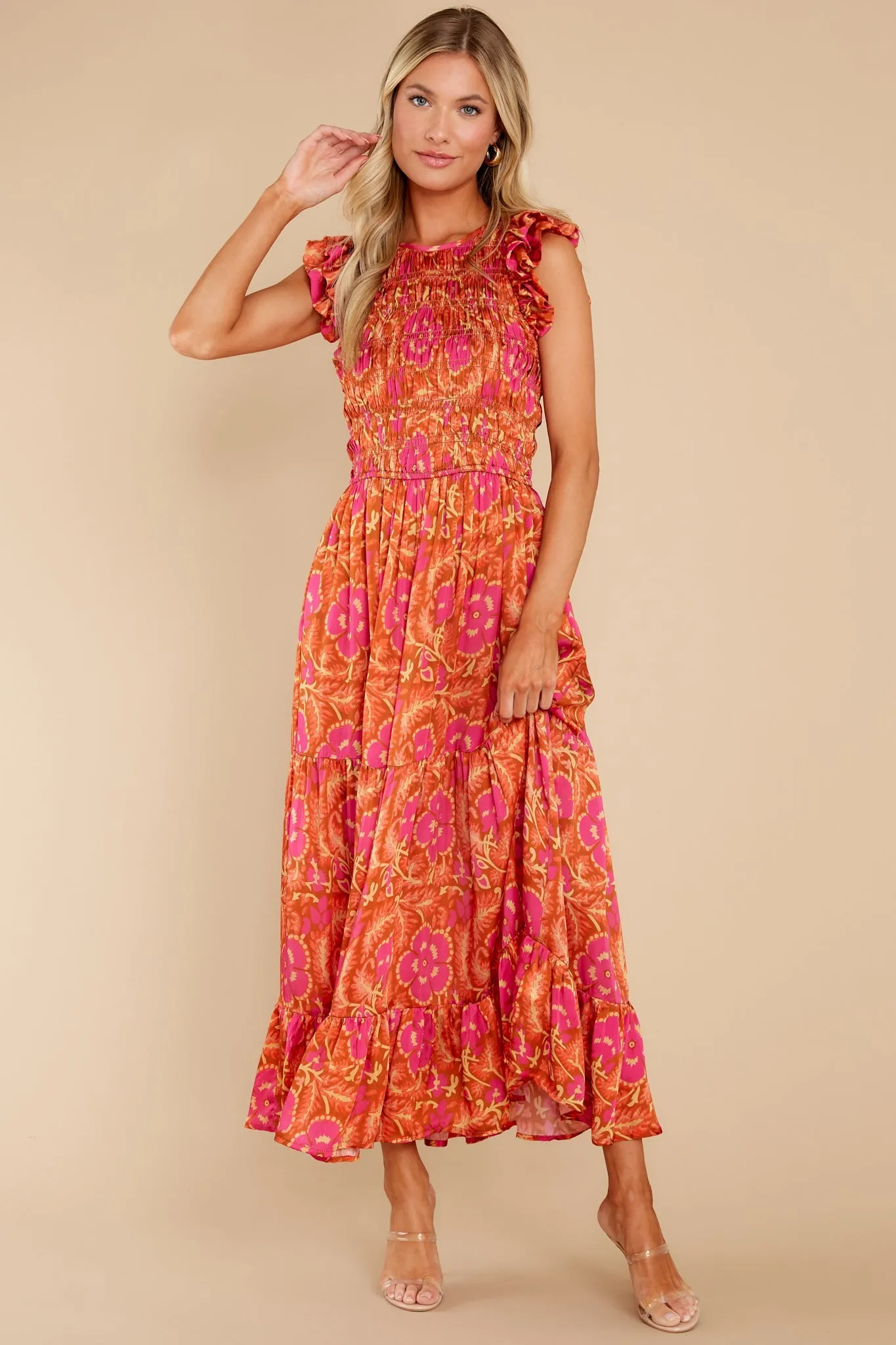 Giselle Floral Ankle Dress