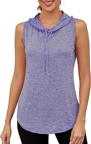 Hooded Gym Tank for Women